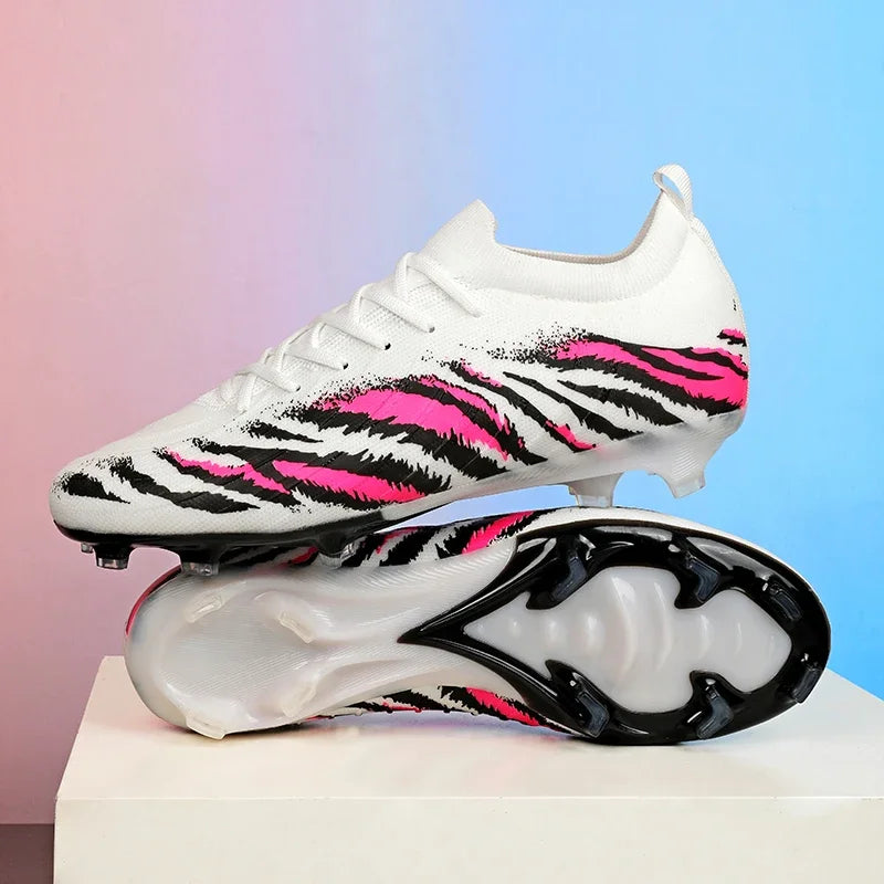 Neue Fußballschuhe für Herren, ultraleichte rutschfeste Outdoor-Sportschuhe für Erwachsene, Unisex-Fußballschuhe für Spiele, bequeme hochwertige Stollenschuhe für Rasen