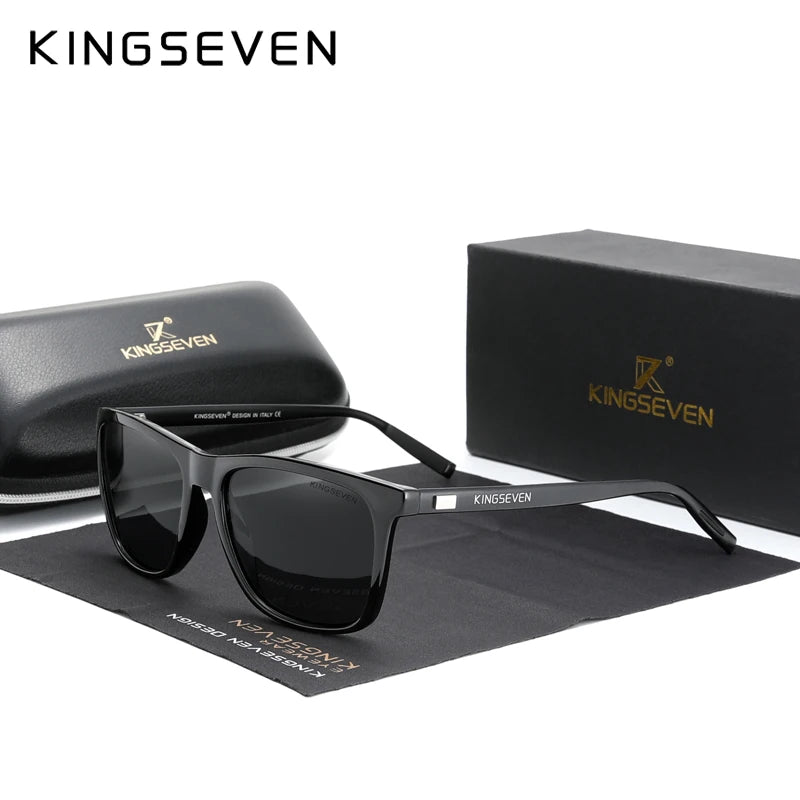 KINGSEVEN Brand Aluminum Frame Sunglasses Men Polarized Mirror Photochromic Sun glasses Women's Glasses Accessories Outdoors