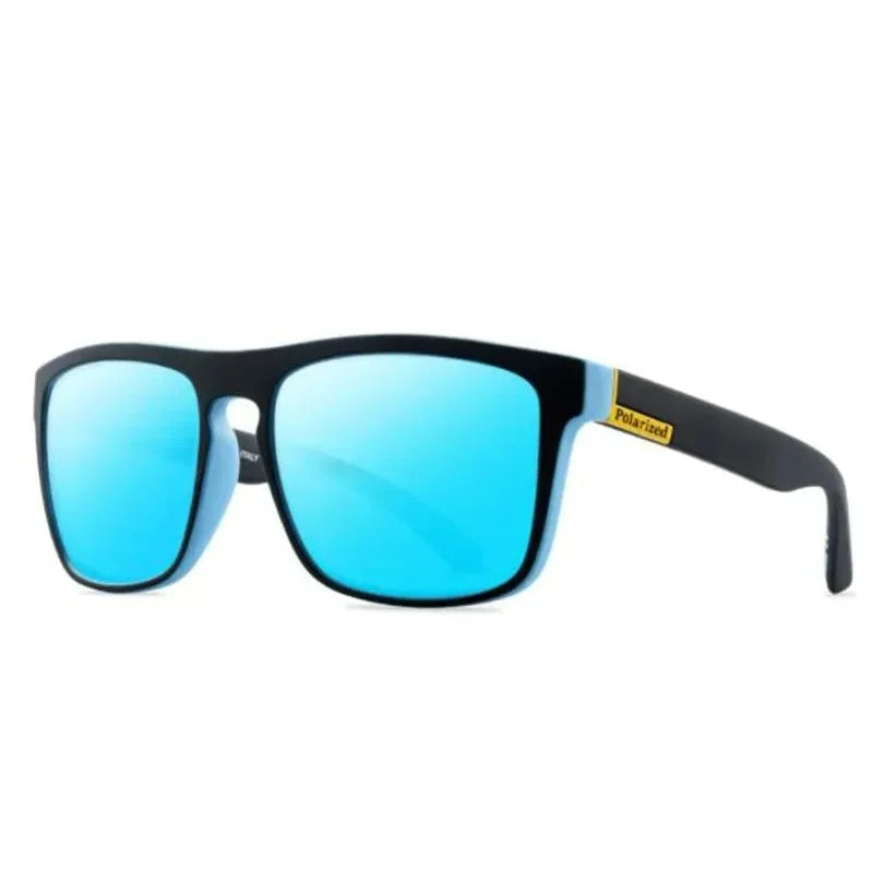 Oculos Masculino Custom Made Myopia Minus Prescription Polarized Lens Square Full-rim Sports Colorful Mirror Sunglasses -1 To-5