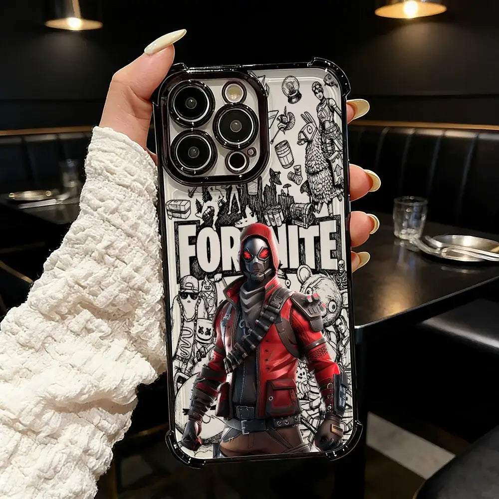 Popular Game FortniteS Plating Phone Case For Samsung A37, A57, A07, A36, A16, A35, A55, A25, A26, A05s, A15, A54, A34, A24, A14, A05, A04 4G 5G