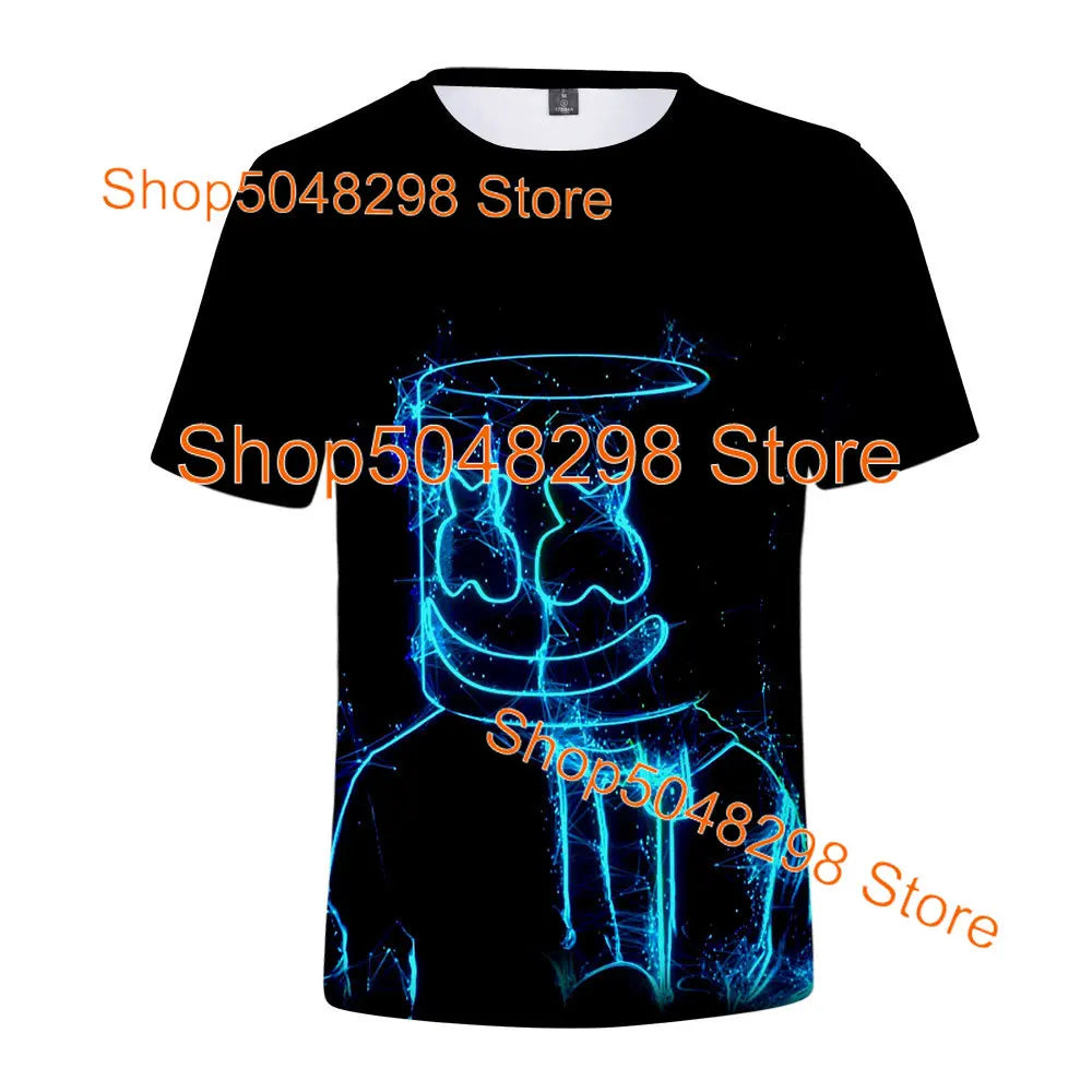 Bushranger Fortnite T-Shirt für Kinder, 3D-Print Banana Peely T-Shirt für Herren und Damen, Tee im Battle-Royale-Game-Design, Sommer-Top, Geburtstagsgeschenke