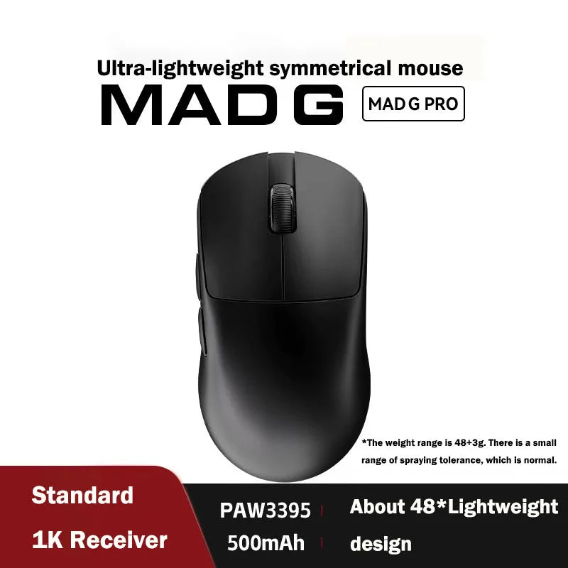FGG Madlions Mad G Pro Max Ultra-lightweight Wireless Mouse Original 8K HZ Dual-Mode Low Latency PAW3395 Gamer Accessories Gifts