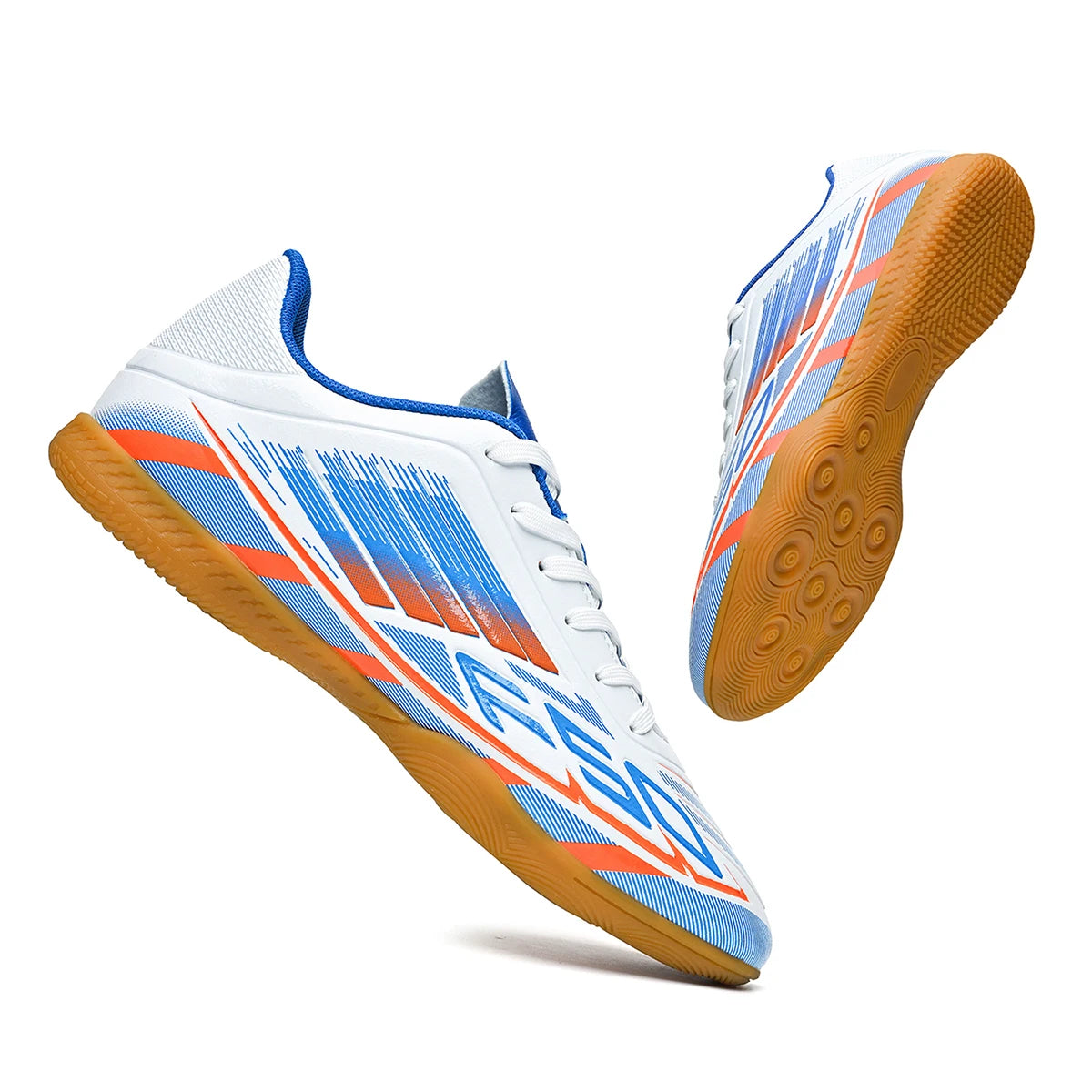 Men's Special Five-a-Side IC Indoor Flat Football Shoes, Breathable Indoor Football Shoes for Sports Competitions