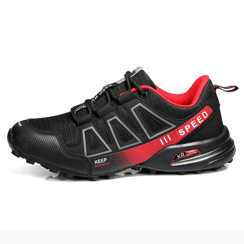 Hiking Shoes Men's Outdoor Rubber-Soled Non-Slip Tactical Training Shoes Lightweight Comfortable Hiking Travel Sports Shoes Men