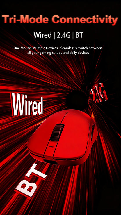 Aula V9 Ultra Wireless E-sports Gaming Mouse Double 8k 3mode PAW 3950 8k 55g Lightweight Ergonomic Mouse Custom PC Accessory