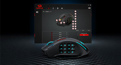 Mouse gaming ottico wireless Redragon M913 MAX 26000 DPI MMO con 16 pulsanti programmabili