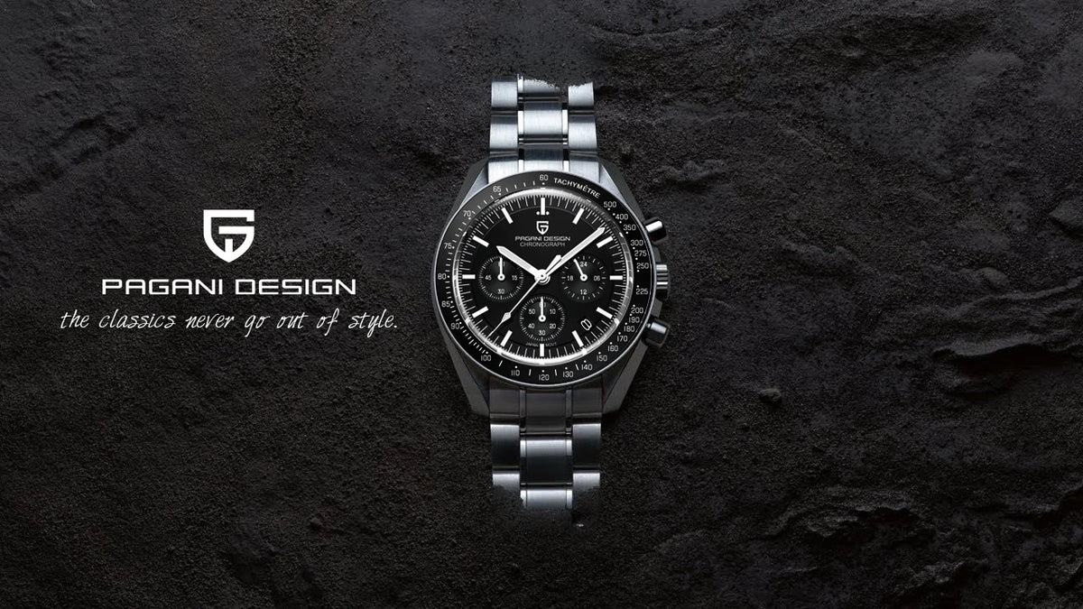 PAGANI DESIGN 2026 New Men's Watches Top Luxury Quartz Watch For Men Auto Date Speed Chronograph AR Sapphire Mirror Wrist watch