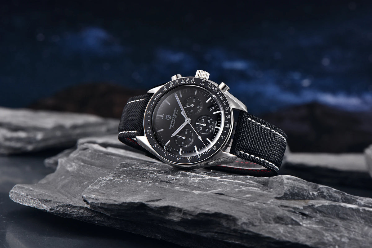 PAGANI DESIGN 2025 New AK Project Men's Watches Luxury Quartz Wrist Watch For Men AR Sapphire Speed Chronograph Automatic Date