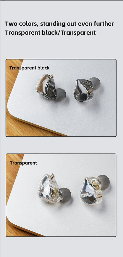 FiiO JD10 3.5mm / Type-C Wired In-Ear Earphone Hi-Res Audio HIFI Bass Stereo Music Earbuds Sport Gaming Headset