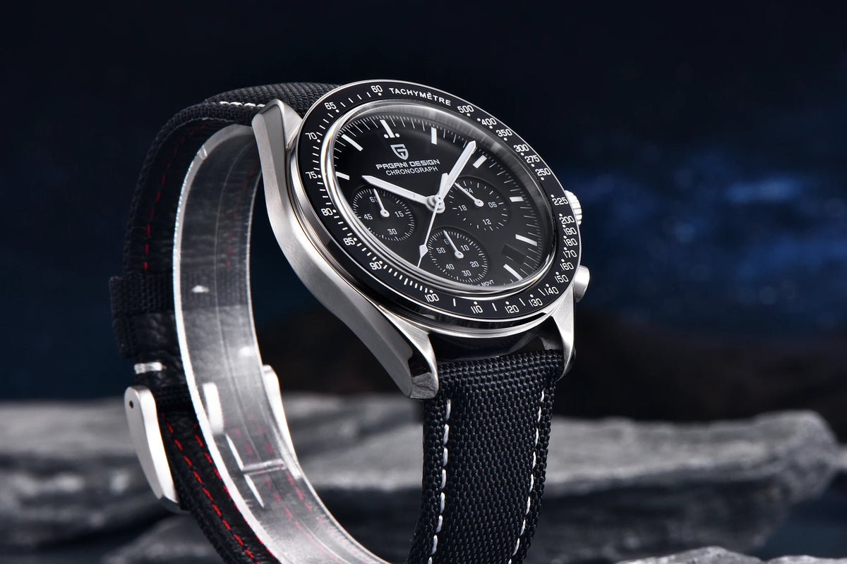 PAGANI DESIGN 2025 New AK Project Men's Watches Luxury Quartz Wrist Watch For Men AR Sapphire Speed Chronograph Automatic Date
