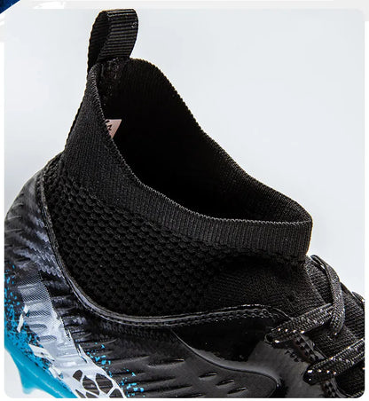 Pro Performance HighCut Soccer Boots FG Long Studs Breathable Lightweight Cleats for Outdoor Grass Matches and Daily Training