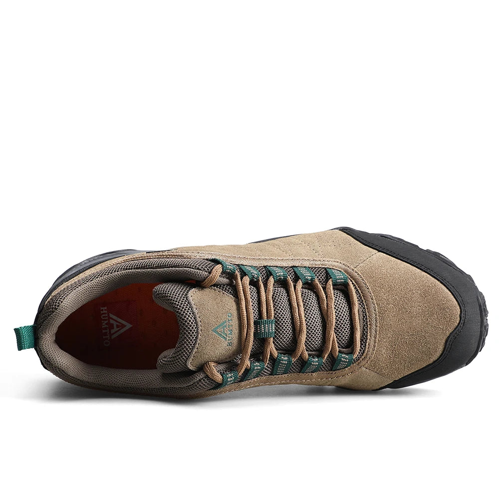 HUMTTO Outdoor Hiking Trekking Mountain Sports Shoes for Men, Camping, Hunting, Walking, Breathable Cushioned Non-Slip Sneakers