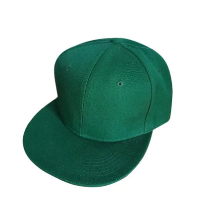 Solidna czapka hip-hopowa dla mężczyzn, czapka typu snapback, czapki baseballowe dla kobiet, czapki z regulowanym płaskim daszkiem, proste daszki, czapki dla chłopców i dziewcząt, taniec uliczny