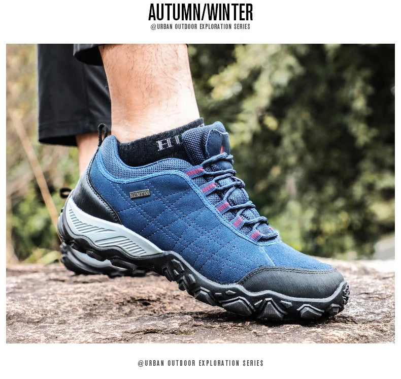 HUMTTO Hiking Shoes Men Breathable Outdoor Sports Climbing Shoes Hunting Shoes Women Trekking Sneakers Ankle Boots Tactical Shoe