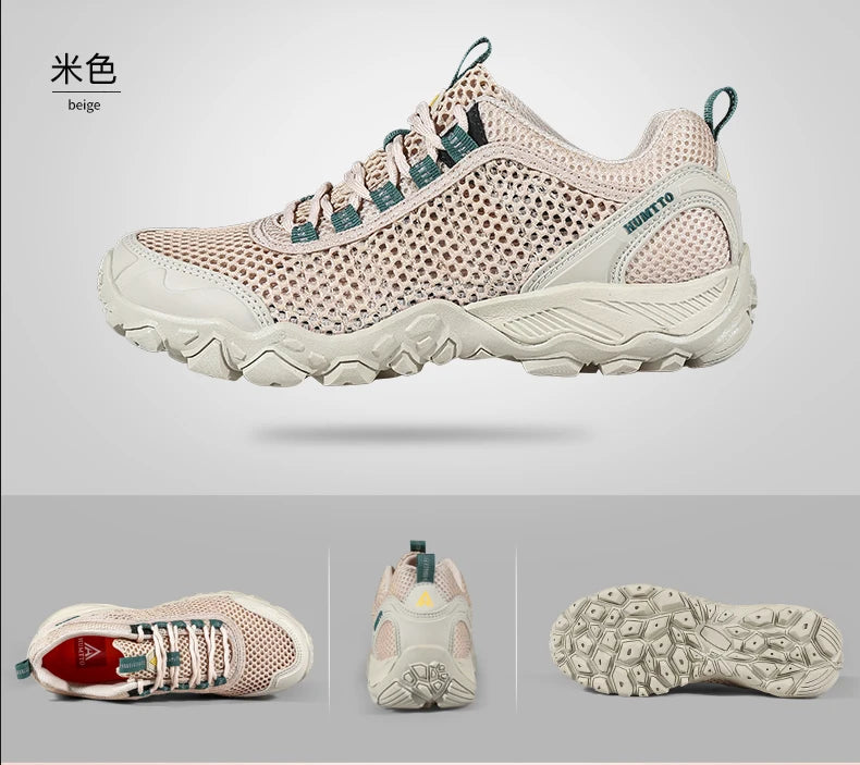 HUMTTO Hiking Shoes Men Breathable Outdoor Sports Climbing Shoes Hunting Shoes Women Trekking Sneakers Ankle Boots Tactical Shoe