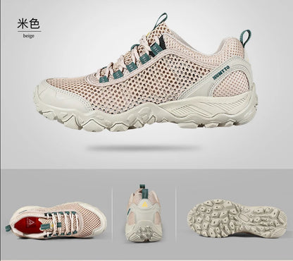 HUMTTO Hiking Shoes Men Breathable Outdoor Sports Climbing Shoes Hunting Shoes Women Trekking Sneakers Ankle Boots Tactical Shoe