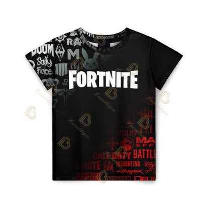 Summer Fashion Fortnite Mascot 3D Print Kids T-Shirt Casual T-shirt Boys Girls Unisex Children's Clothing T-shirt Tops