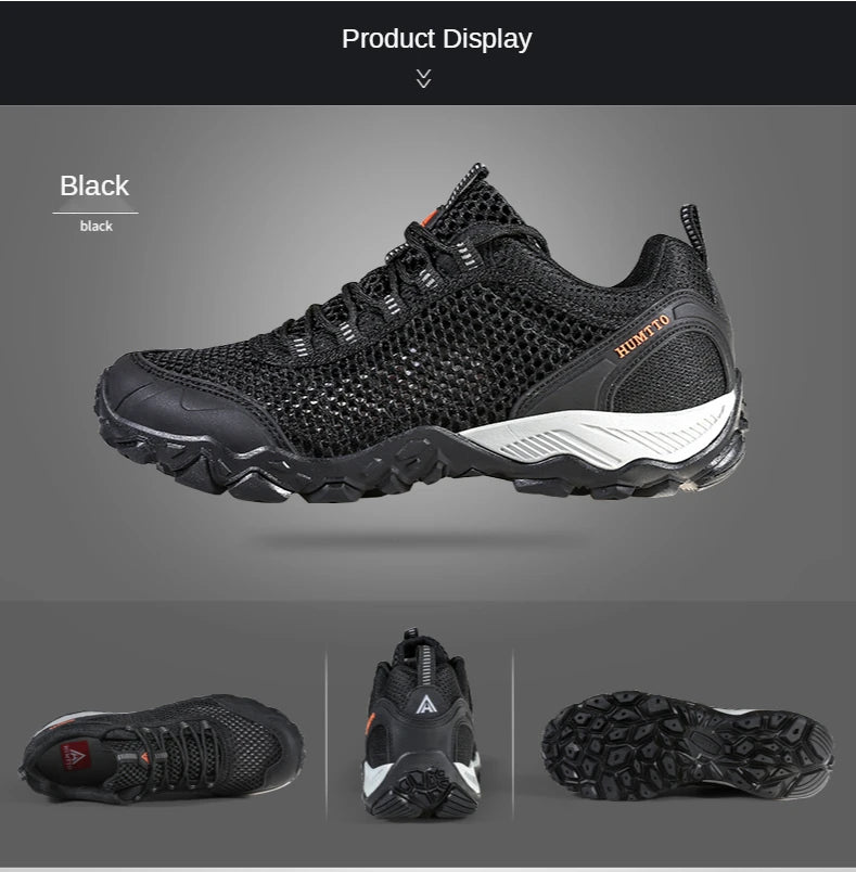 HUMTTO Hiking Shoes Men Breathable Outdoor Sports Climbing Shoes Hunting Shoes Women Trekking Sneakers Ankle Boots Tactical Shoe