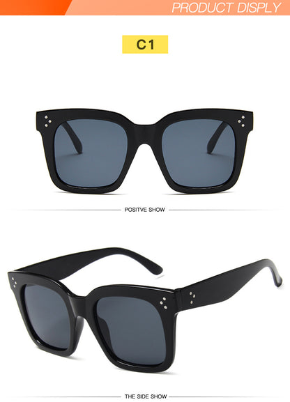 2026 Sunglasses Lady Flat Top Eyewear Lunette Femme Women Luxury Brand Sunglasses Women Rivet Sun Glasse UV400
