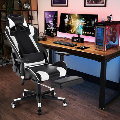 Chaise de bureau en cuir Joylive, chaise de jeu WCG, chaise ergonomique pour ordinateur, pivotante, inclinable, pour salle de jeu