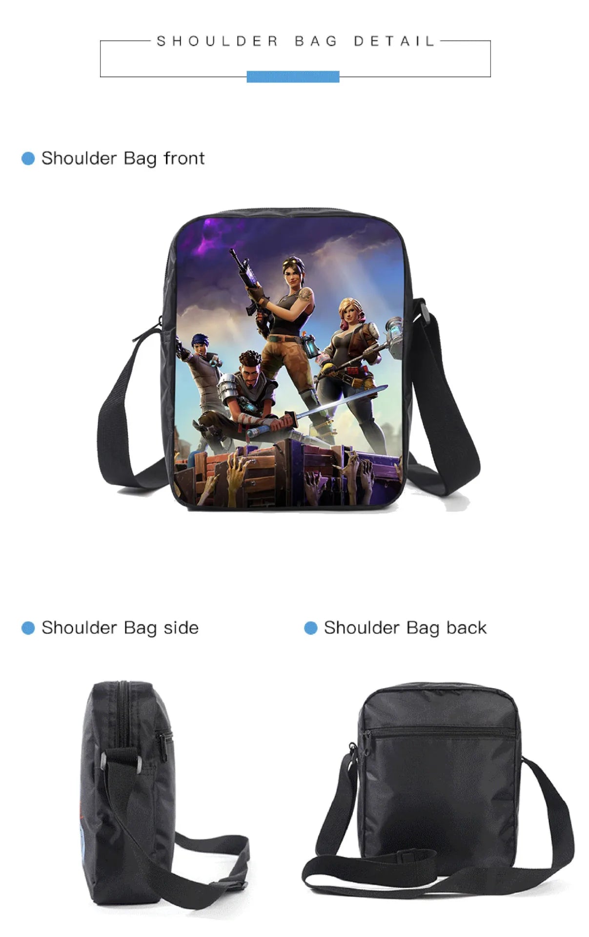 3Pcs/Sets Fortnite School Bags for Boys Girls Cartoon Battle Royale Game Book Bags Sets Games Backpacks School Gifts