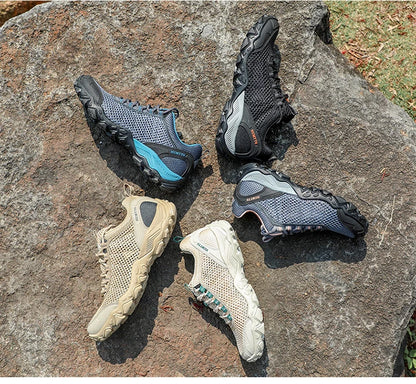 HUMTTO Hiking Shoes Men Breathable Outdoor Sports Climbing Shoes Hunting Shoes Women Trekking Sneakers Ankle Boots Tactical Shoe