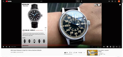 Hruodland 2025 New Pilot Men's Automatic Mechanical Watch Pt5000 Sapphire Luminous C3 Stainless Steel Waterproof 10Bar reloj hom