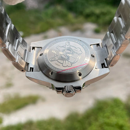 STEELDIVE Brand  SD1953 Gray Dial Stainless Steel NH35 Watch Ceramic Bezel 41mm Sapphire Glass Men Dive Watches  hombre
