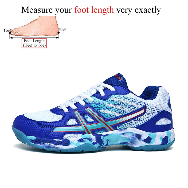 Women Men Kids Badminton Shoes Table Tennis Volleyball Sneakers Training Tennis Sports Handball Athletics Non-Slip