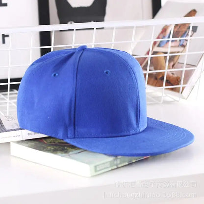 Solidna czapka hip-hopowa dla mężczyzn, czapka typu snapback, czapki baseballowe dla kobiet, czapki z regulowanym płaskim daszkiem, proste daszki, czapki dla chłopców i dziewcząt, taniec uliczny