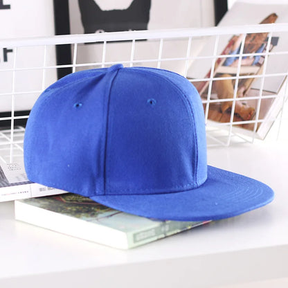 Solidna czapka hip-hopowa dla mężczyzn, czapka typu snapback, czapki baseballowe dla kobiet, czapki z regulowanym płaskim daszkiem, proste daszki, czapki dla chłopców i dziewcząt, taniec uliczny