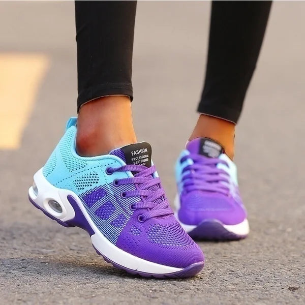 Løbesko til kvinder, åndbare fritidssko, lette udendørs sportssko, fritidssko til gåture, sneakers, Tenis Feminino-sko
