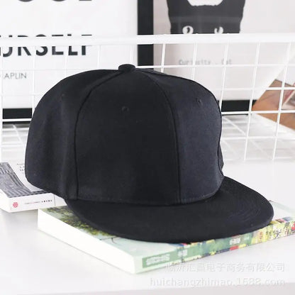 Solidna czapka hip-hopowa dla mężczyzn, czapka typu snapback, czapki baseballowe dla kobiet, czapki z regulowanym płaskim daszkiem, proste daszki, czapki dla chłopców i dziewcząt, taniec uliczny