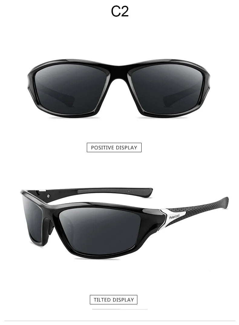 Classic Polarized Sunglasses Men Women Brand Design Driving Square Frame Sun Glasses Male Goggle UV400 Gafas De Sol