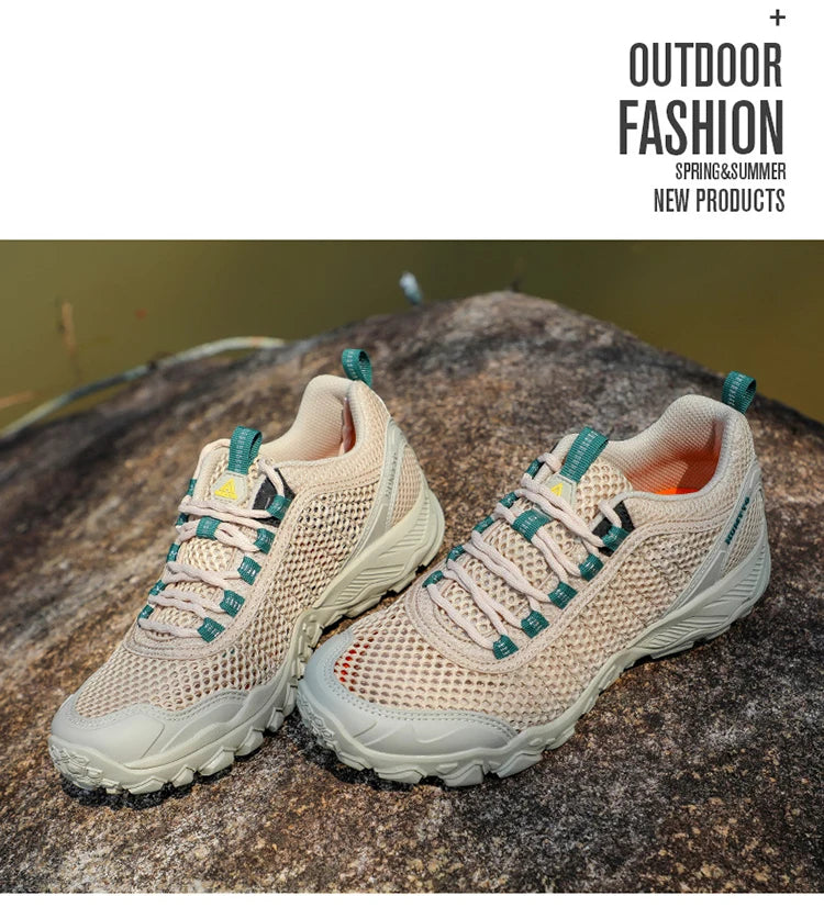 HUMTTO Hiking Shoes Men Breathable Outdoor Sports Climbing Shoes Hunting Shoes Women Trekking Sneakers Ankle Boots Tactical Shoe