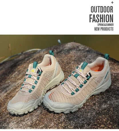 HUMTTO Hiking Shoes Men Breathable Outdoor Sports Climbing Shoes Hunting Shoes Women Trekking Sneakers Ankle Boots Tactical Shoe