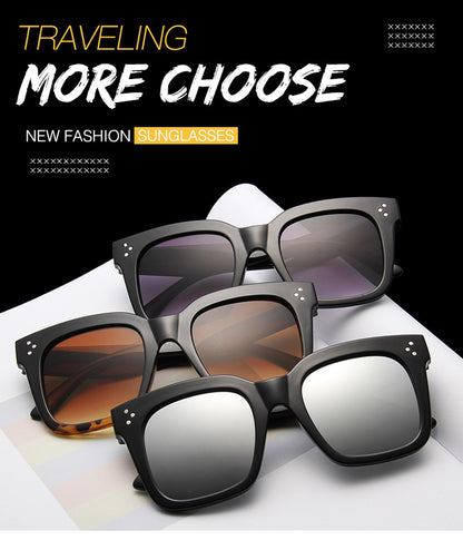 2026 Sunglasses Lady Flat Top Eyewear Lunette Femme Women Luxury Brand Sunglasses Women Rivet Sun Glasse UV400