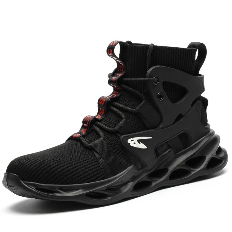 Chaussures de sécurité à boucle indécontractée pour hommes, bottes de travail pour hommes, chaussures Parker en acier, baskets de travail anti-crevaison, chaussures de travail pour adultes, 2026