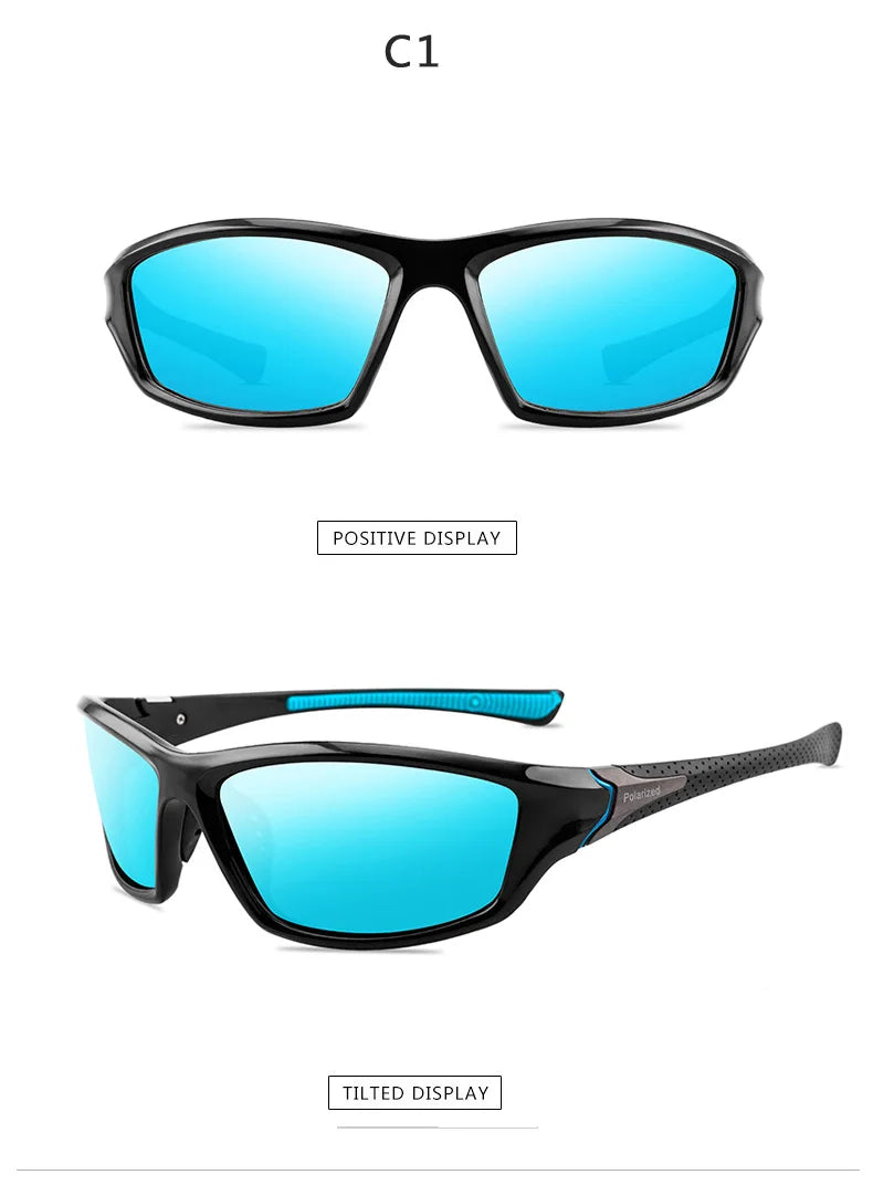 Classic Polarized Sunglasses Men Women Brand Design Driving Square Frame Sun Glasses Male Goggle UV400 Gafas De Sol