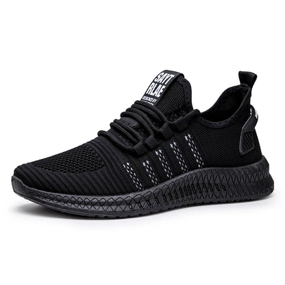 Baskets légères à la mode pour hommes, chaussures décontractées respirantes, chaussures de marche à lacets