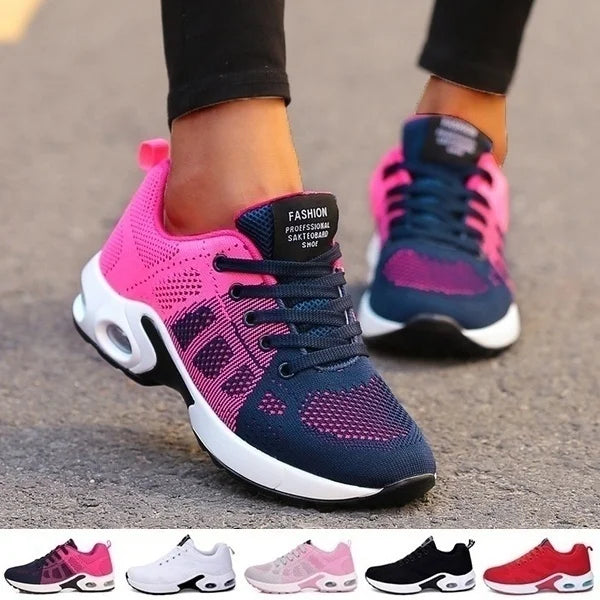 Løbesko til kvinder, åndbare fritidssko, lette udendørs sportssko, fritidssko til gåture, sneakers, Tenis Feminino-sko