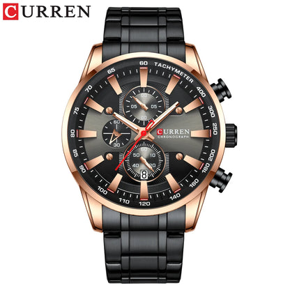 CURREN New Mens Watches Quartz Business Waterproof Watch Man Watches Top Brand Luxury WristWatch Men Chronograph Reloj Hombre
