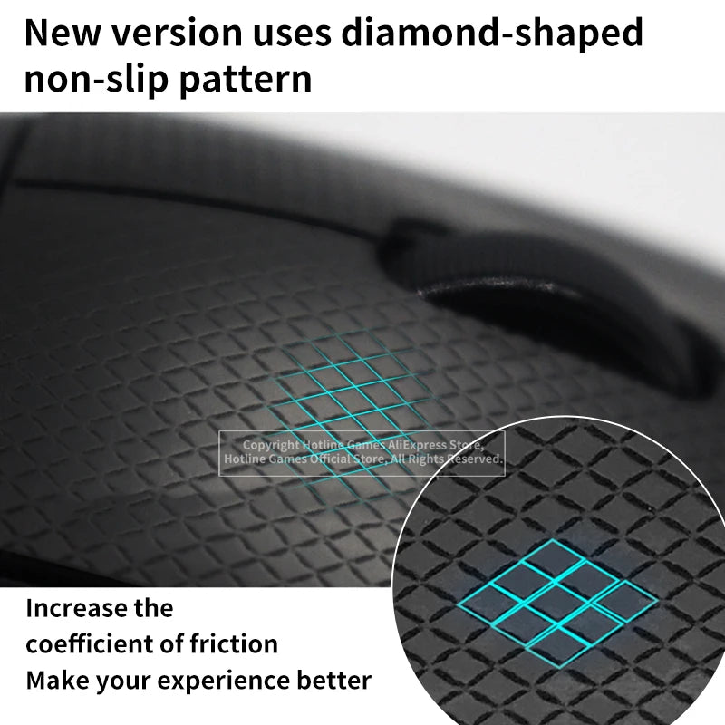 Hotline Games Mouse Anti-Slip Tape for Logitech G305 G203 G102 G304 Mouse Sweat Resistant Pads Mouse Side Anti-Slip Stickers