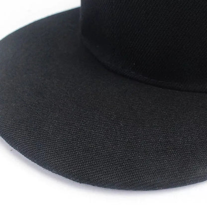Solidna czapka hip-hopowa dla mężczyzn, czapka typu snapback, czapki baseballowe dla kobiet, czapki z regulowanym płaskim daszkiem, proste daszki, czapki dla chłopców i dziewcząt, taniec uliczny