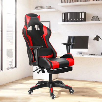 Chaise de bureau en cuir Joylive, chaise de jeu WCG, chaise ergonomique pour ordinateur, pivotante, inclinable, pour salle de jeu