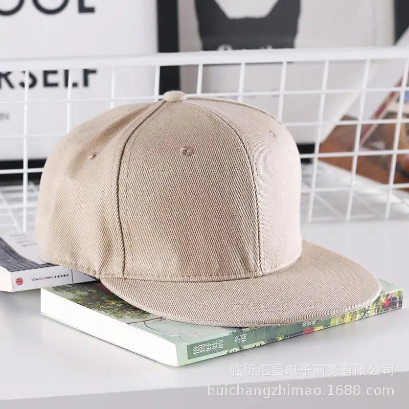 Solidna czapka hip-hopowa dla mężczyzn, czapka typu snapback, czapki baseballowe dla kobiet, czapki z regulowanym płaskim daszkiem, proste daszki, czapki dla chłopców i dziewcząt, taniec uliczny