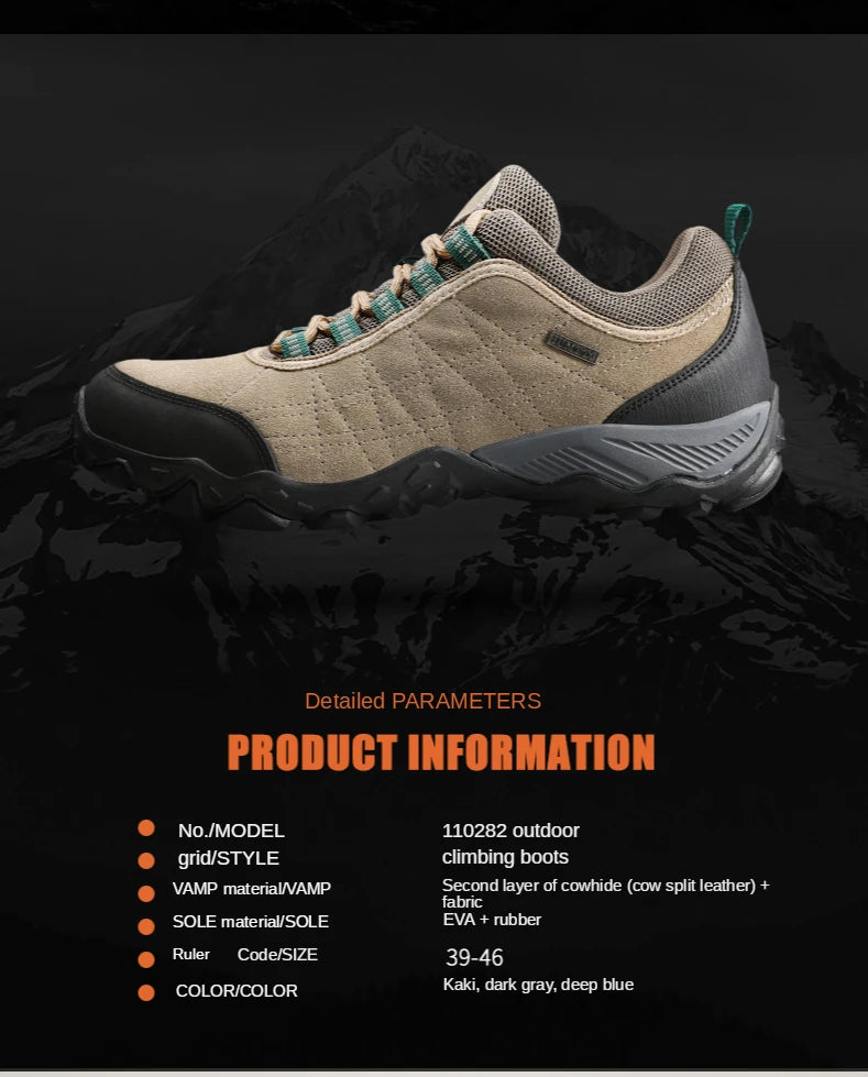 HUMTTO Hiking Shoes Men Breathable Outdoor Sports Climbing Shoes Hunting Shoes Women Trekking Sneakers Ankle Boots Tactical Shoe