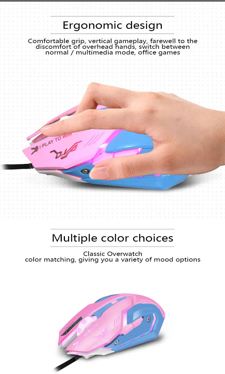 New 2022 Silent Wired Computer Mouse LED Backlight Ergonomic PC Notebook Computer Mouse Variety Optional Computer Accessories