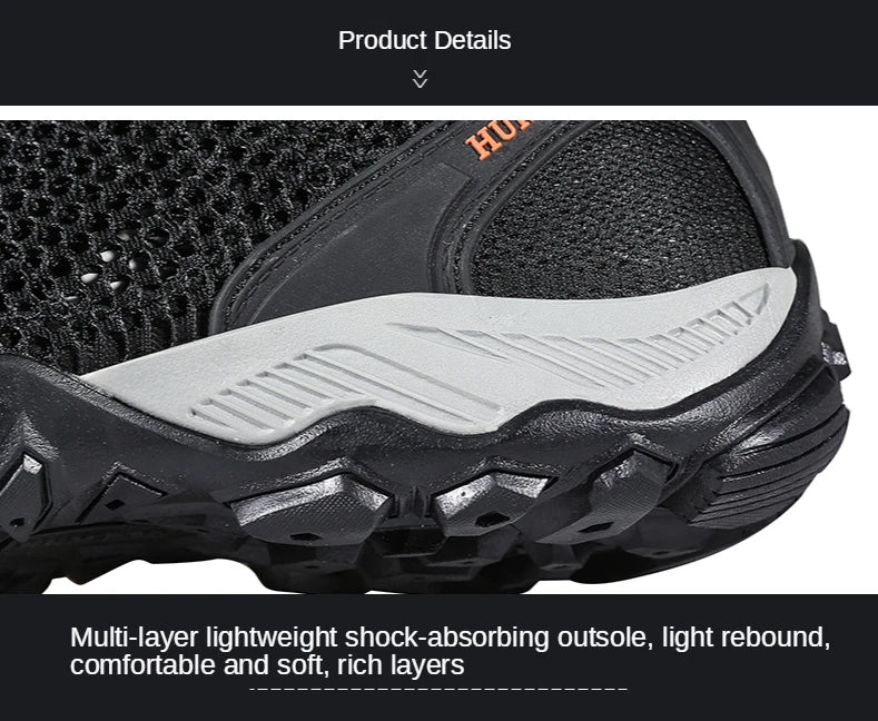 HUMTTO Hiking Shoes Men Breathable Outdoor Sports Climbing Shoes Hunting Shoes Women Trekking Sneakers Ankle Boots Tactical Shoe