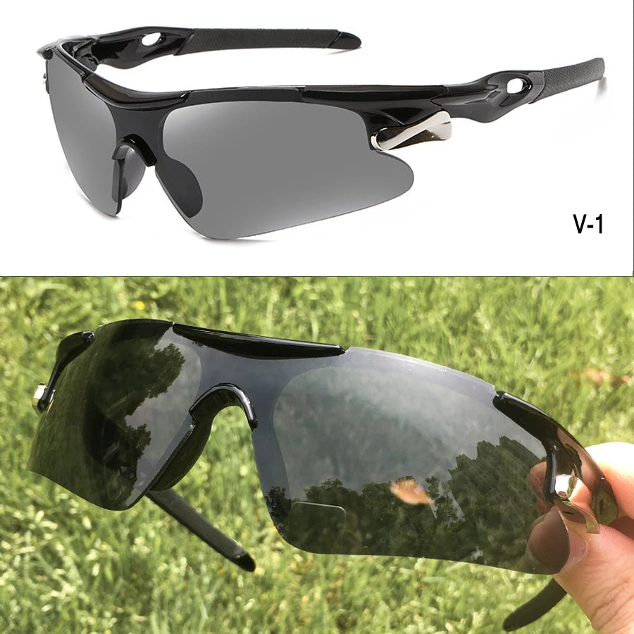 2026 UV400 Outdoor Sport Cycling Sunglasses Windproof Mountain Bike Bicycle Glasses for Men And Women Hiking Running